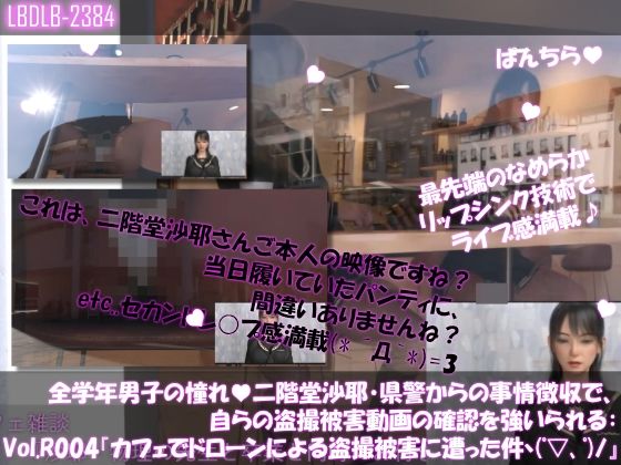 d 627424pl - 【△100●100】学業成績学年一位の二階堂沙耶・県警からの事情聴取で、自らの盗撮被害動画の確認を強いられる:Vol.R004『望遠レンズで撮られたズームアップ股間パンチラヽ（゜▽、゜）ノ』【Libido-Labo】