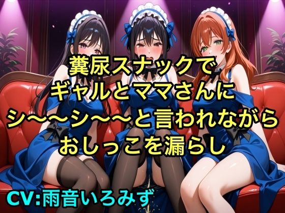 d 627634pl - 【完全お漏らし体験型】糞尿スナックでギャルとママさんにシ〜〜シ〜〜と言われながらおしっこを漏らし踏ん張ってウンチを漏らすように強要されるボイス【我慢/お姉さん/スカトロ】【エロカフェ】