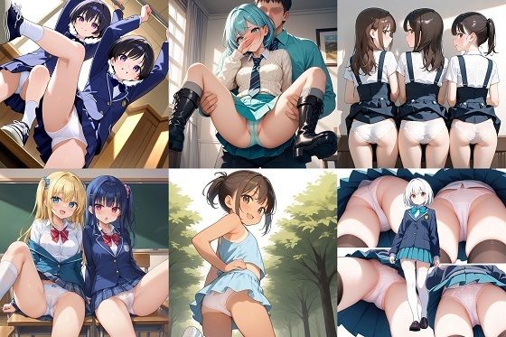 d 631992pl - パンティーまる見え美少女 part3【AIイラスト集】【ネコネコガール】
