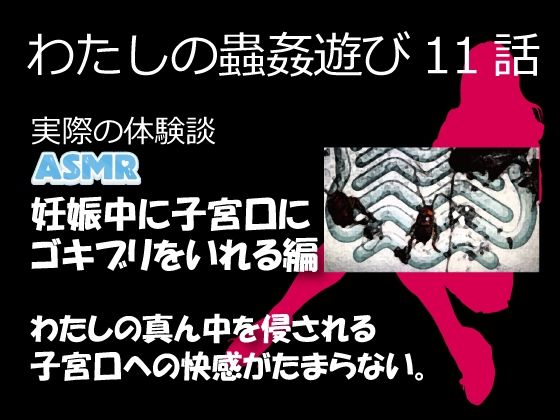 d 632119pl - わたしの蟲姦遊び 第11話 妊娠中、子宮口にゴキブリを入れる編 音声（ASMR）【シングルママの日常】