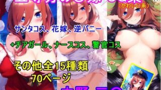 d 634106pl 320x180 - 五等分の〇嫁 中野三〇 「かわいい系」CG集 サンタコス、チア、逆バニー等〜衣装パターン15種70ページ〜【四等分くらいのアイドル】